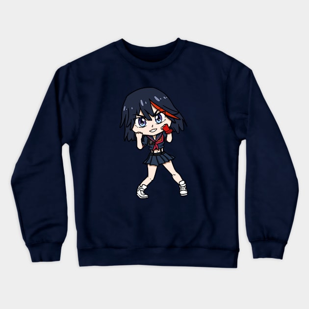 Kawaii Kill la Kill Ryuko Crewneck Sweatshirt by Kawaii Black Store